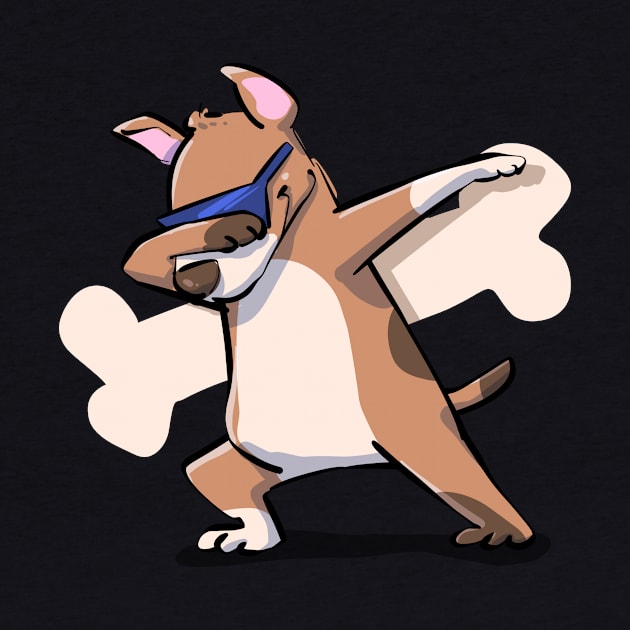 Funny Dabbing Dancing Dog Pet by PhantomDesign